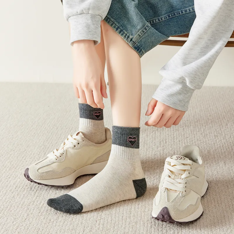 Caramella Mid Calf Socks Women's 5 Pack-5