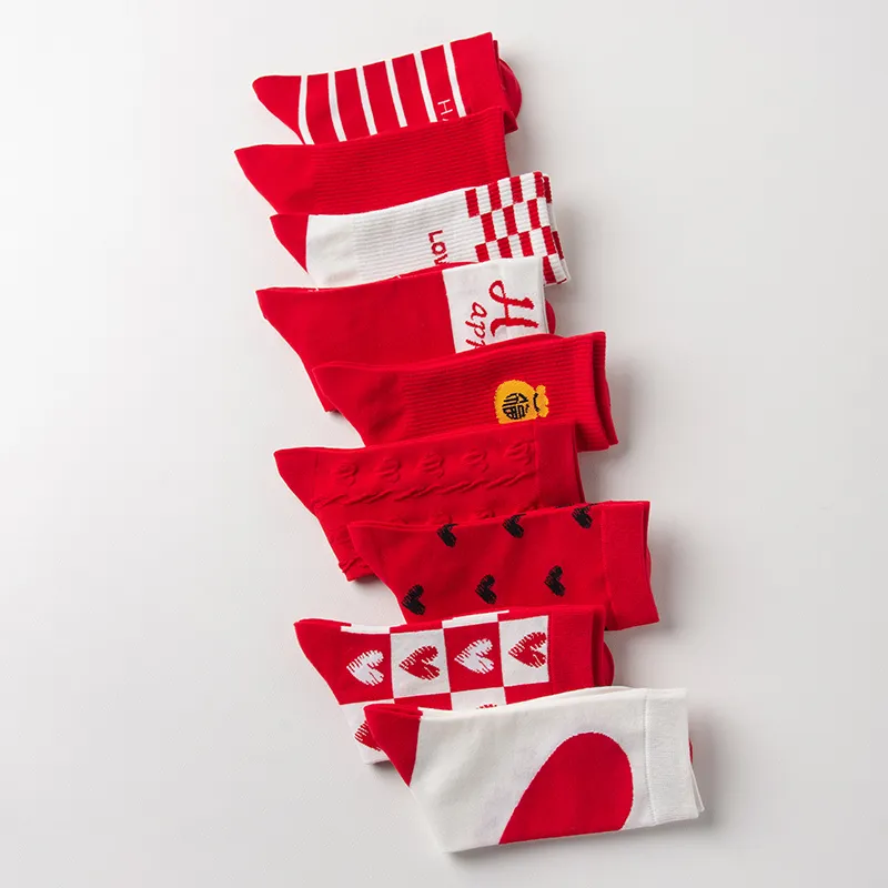 Caramella Mid Calf Socks Unisex Combo Set-22