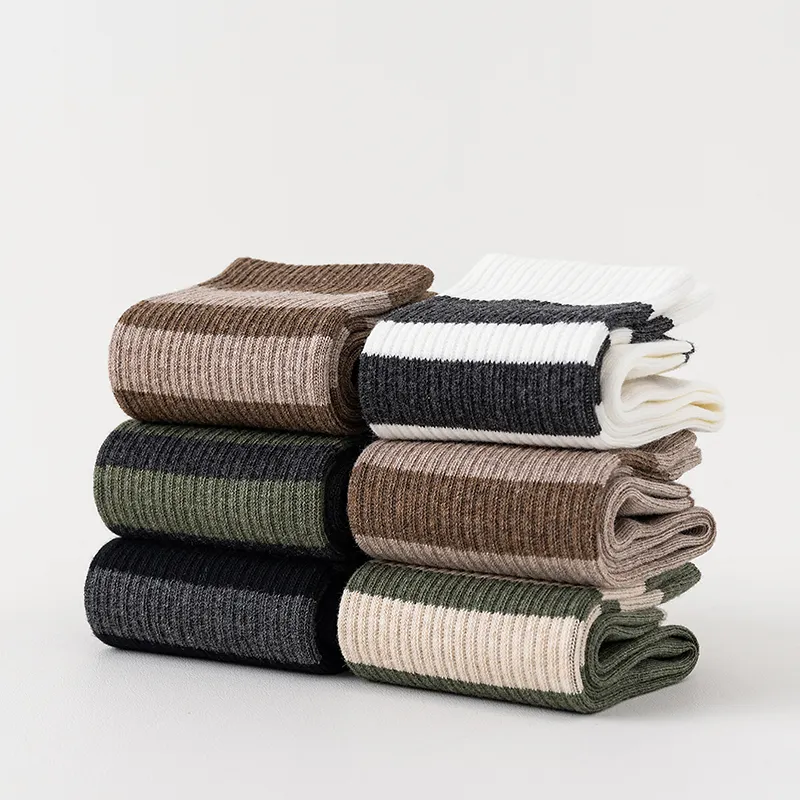 Caramella Mid Calf Socks Men's Combo Set-12