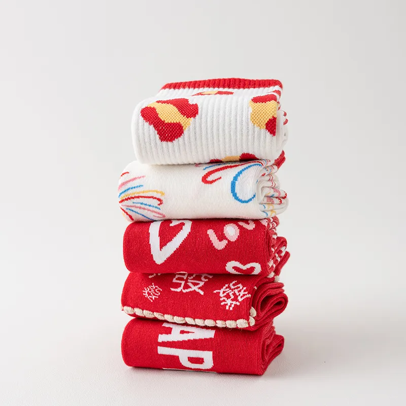 Caramella Mid Calf Socks Unisex Combo Set-15