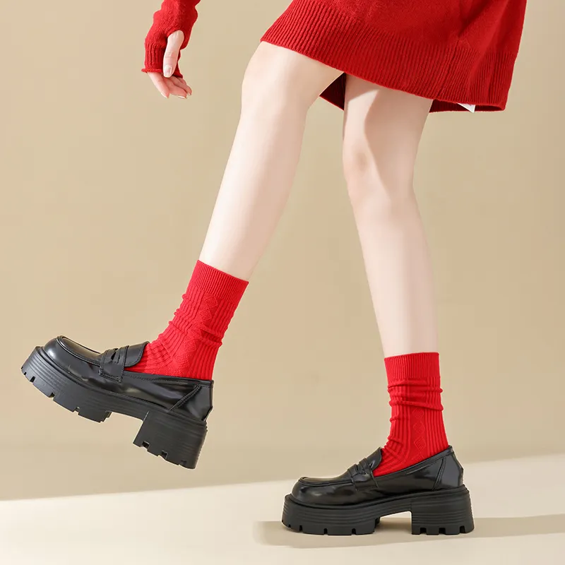 Caramella Mid Calf Socks Women's Combo Set-25