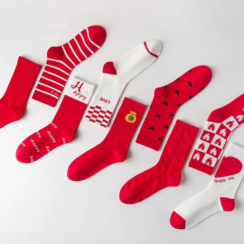 Caramella Mid Calf Socks Unisex Combo Set-21