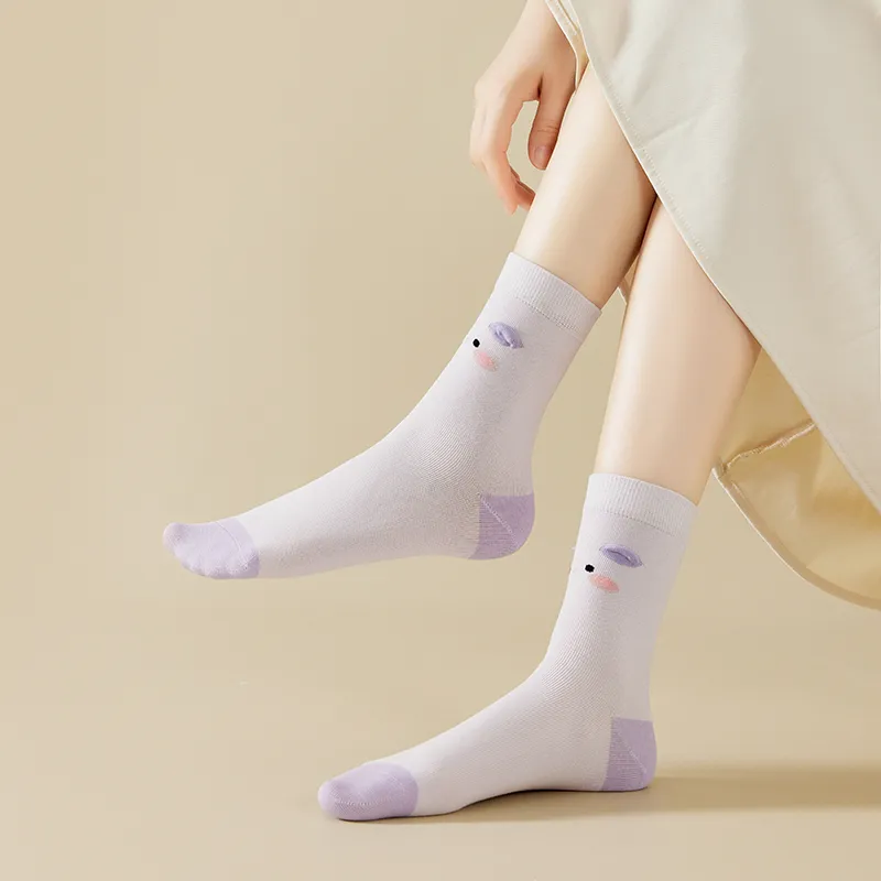 Caramella Mid Calf Socks Women's 5 Pack-4