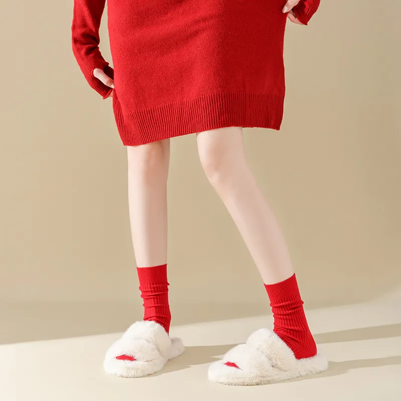 Caramella Mid Calf Socks Women's Combo Set-13