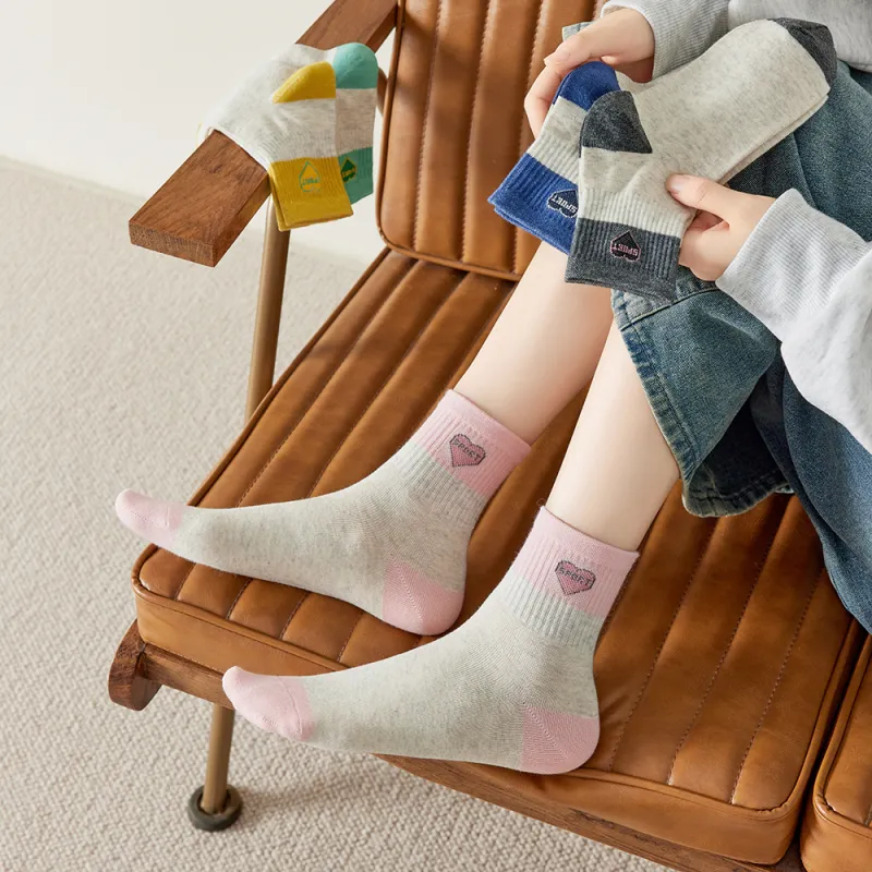 Caramella Mid Calf Socks Women's 5 Pack-1