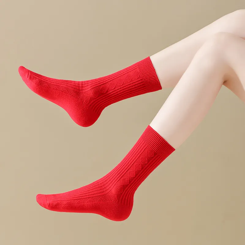 Caramella Mid Calf Socks Women's Combo Set-20