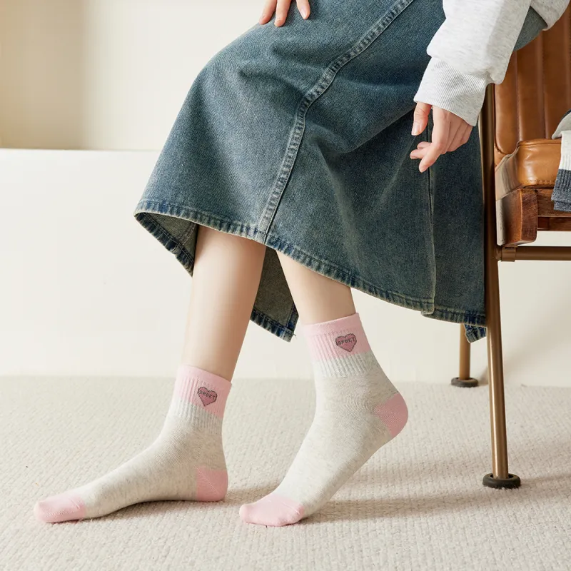 Caramella Mid Calf Socks Women's 5 Pack-3