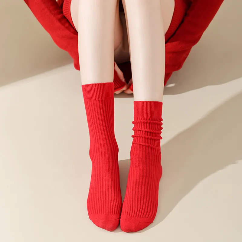Caramella Mid Calf Socks Women's Combo Set-36