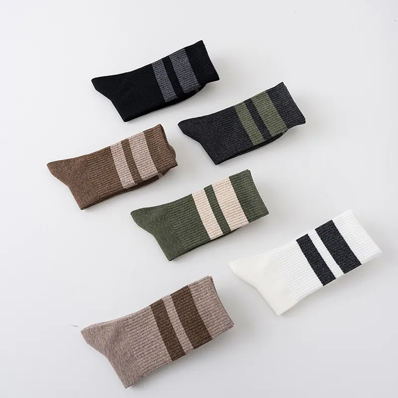 Caramella Mid Calf Socks Men's Combo Set-7