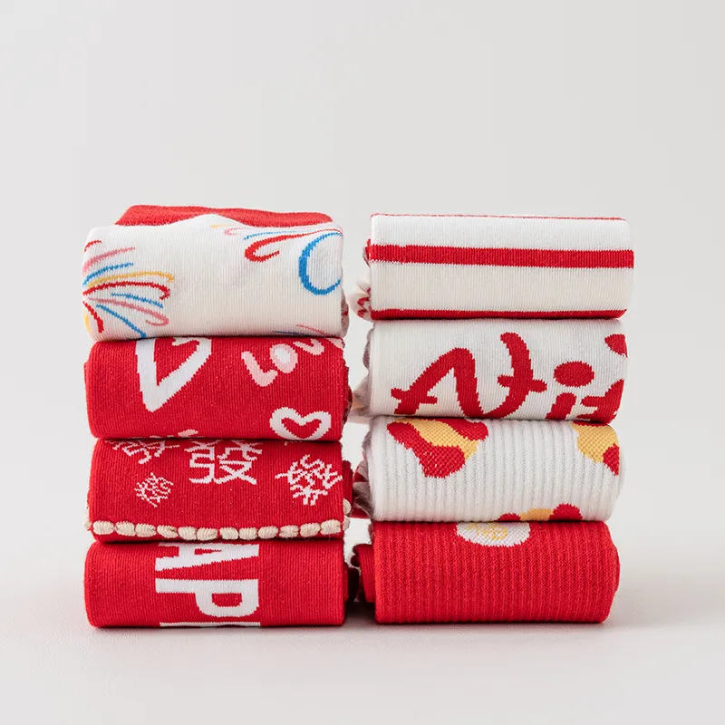 Caramella Mid Calf Socks Unisex Combo Set-31