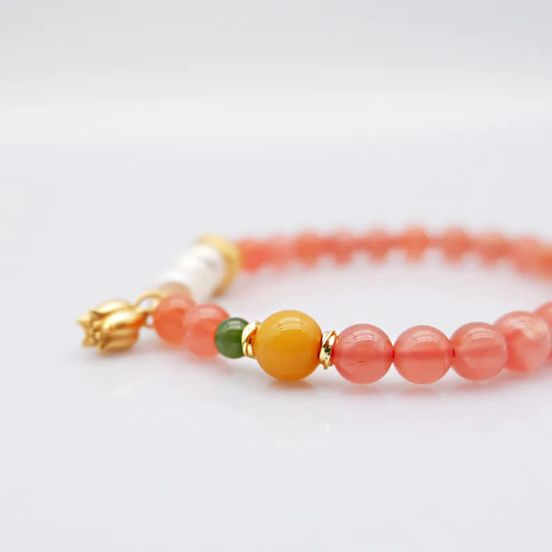 GITHA Southern Red Agate Bracelets Unisex-1