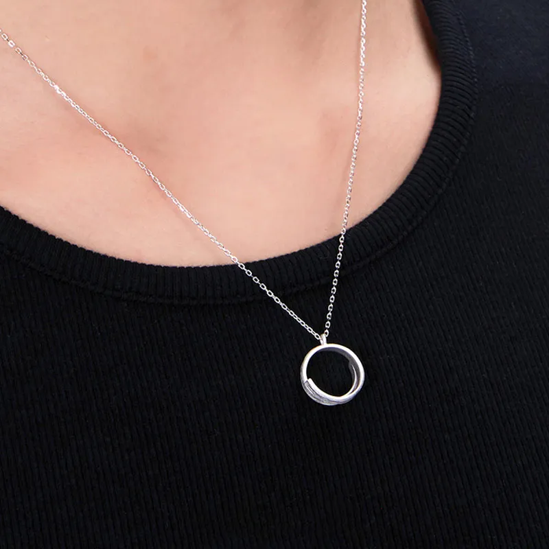 GITHA 925 Sterling Silver Necklaces Unisex-2