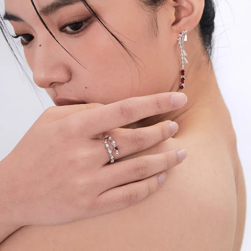 GITHA All over 925 Silver Rings Unisex-1