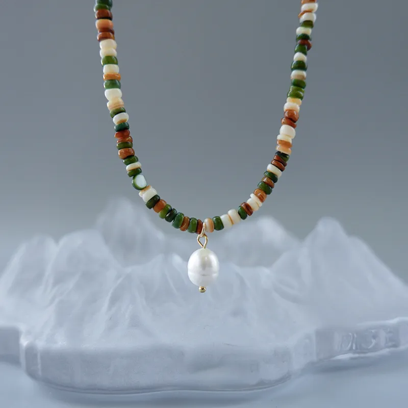 GITHA Mother Of Pearl Necklaces Women's-3