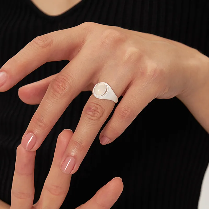 GITHA 925 Sterling Silver Rings Unisex-1