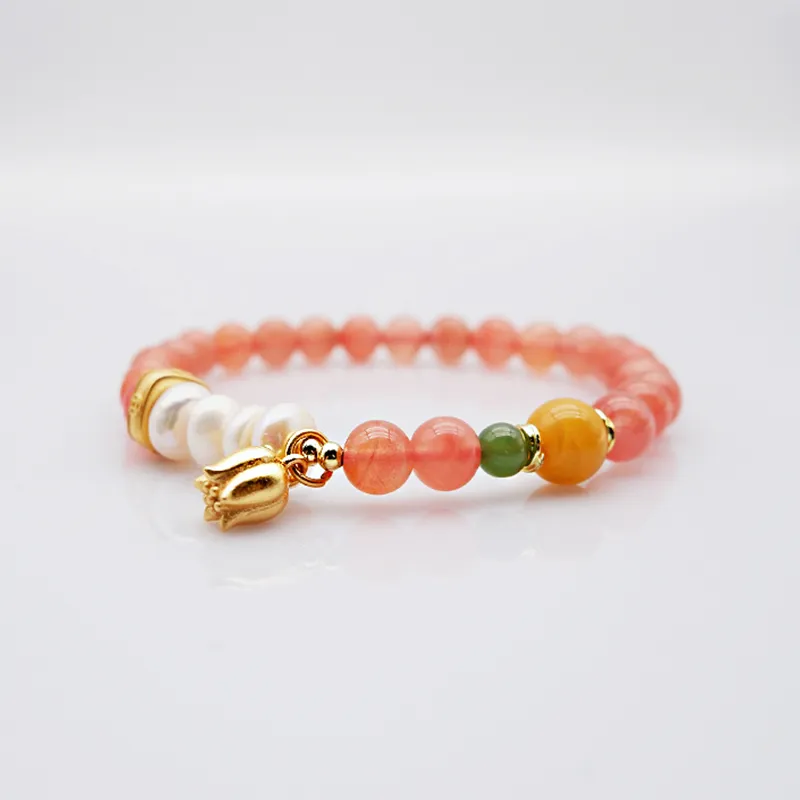 GITHA Southern Red Agate Bracelets Unisex-4