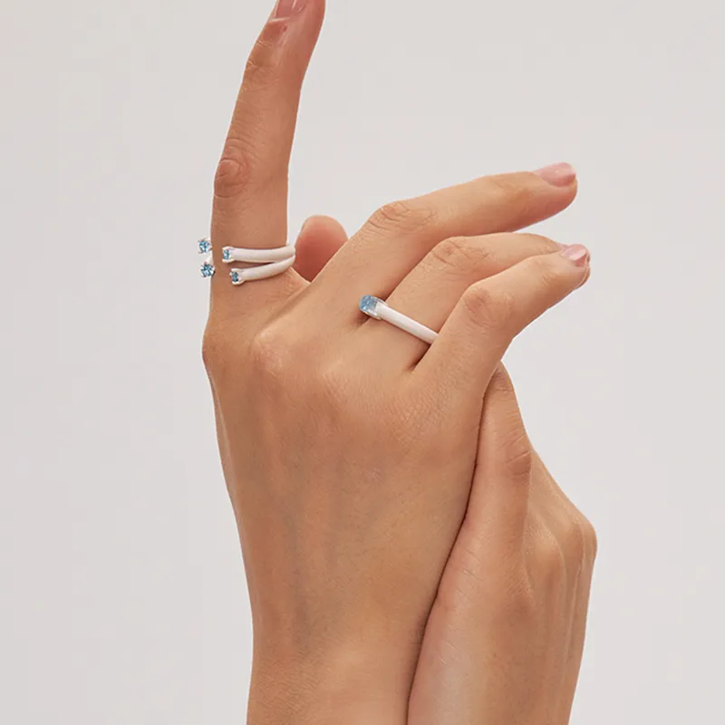 GITHA 925 Sterling Silver Rings Unisex-2