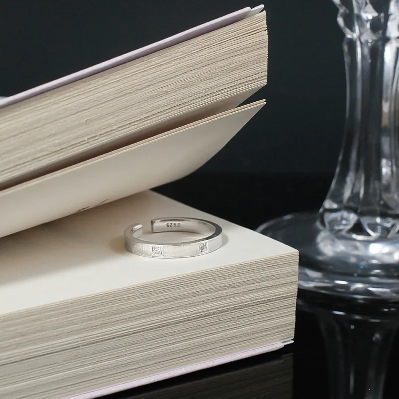 GITHA 925 Sterling Silver Rings Unisex-4