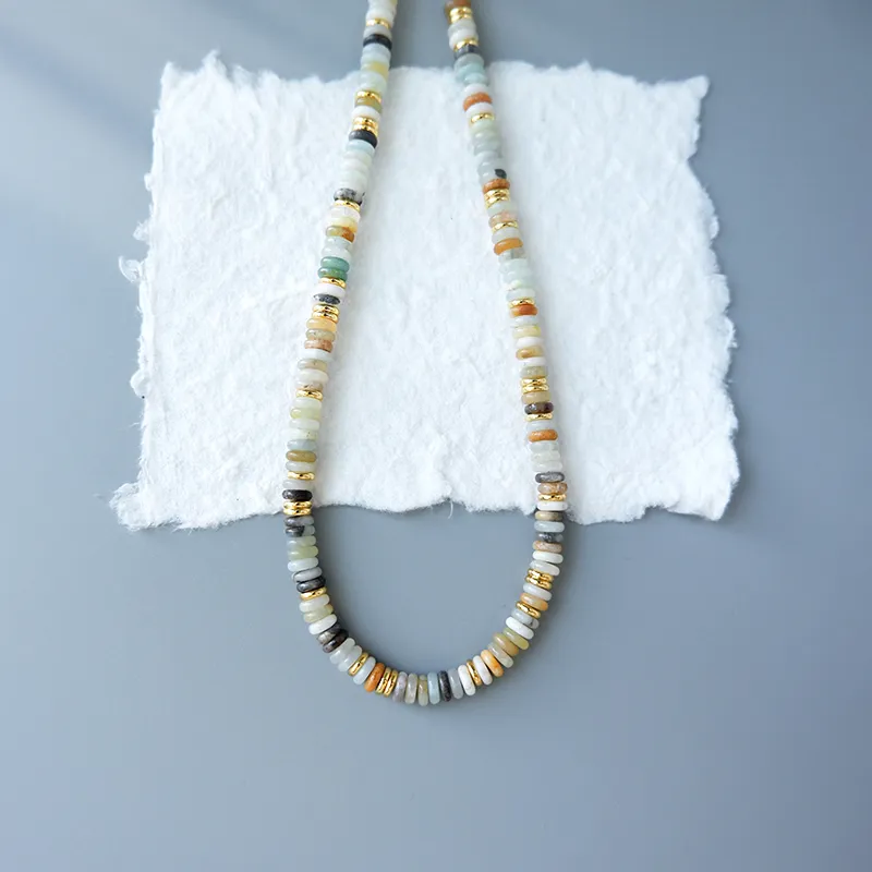 GITHA Green Aventurine Necklaces Women's-3