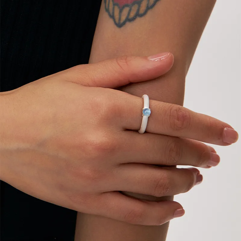 GITHA 925 Sterling Silver Rings Unisex-1