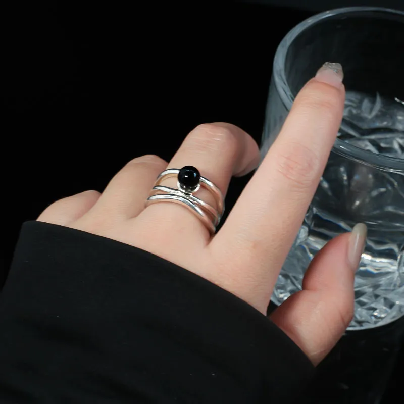 GITHA Sterling Silver Rings Unisex-3
