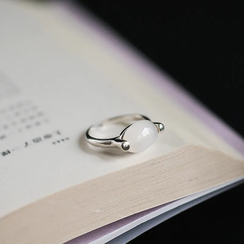 GITHA Natural Agate Rings Unisex-3