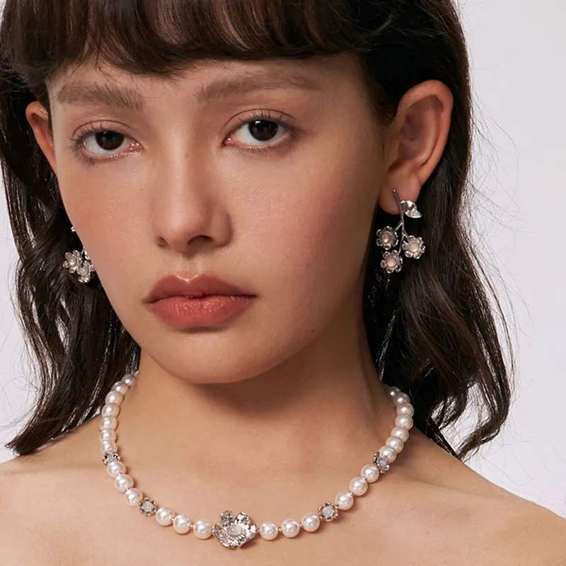 GITHA Synthetic Cubic Zirconia Earrings Women's-1