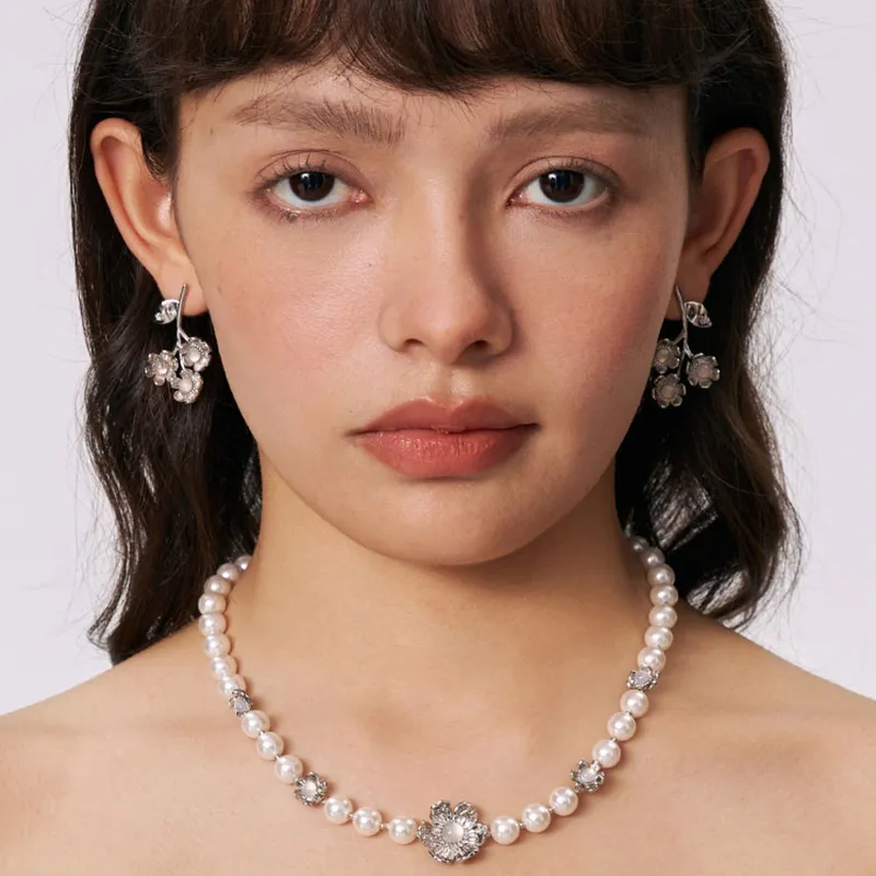 GITHA Synthetic Cubic Zirconia Earrings Women's-2