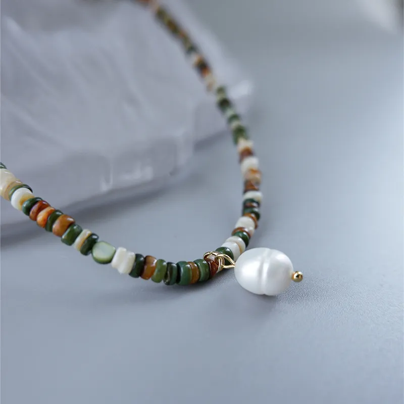 GITHA Mother Of Pearl Necklaces Women's-2