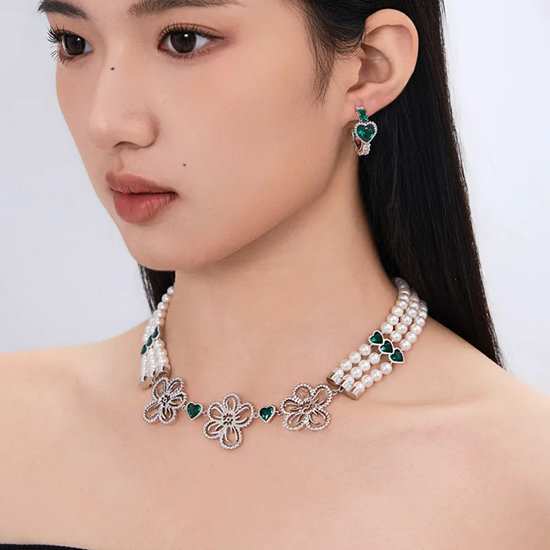 GITHA Synthetic Cubic Zirconia Necklaces Women's-1
