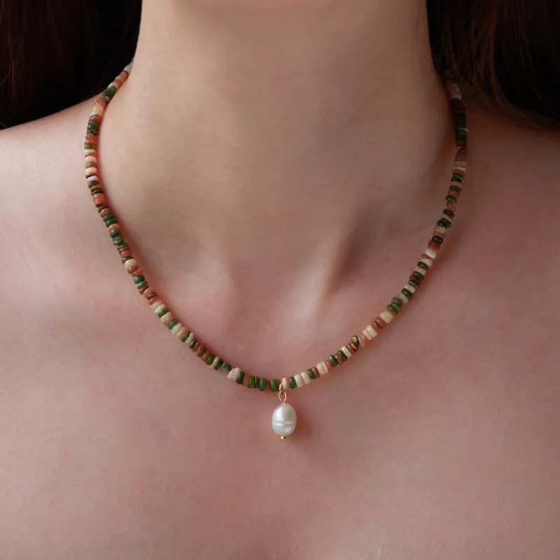 GITHA Mother Of Pearl Necklaces Women's-1