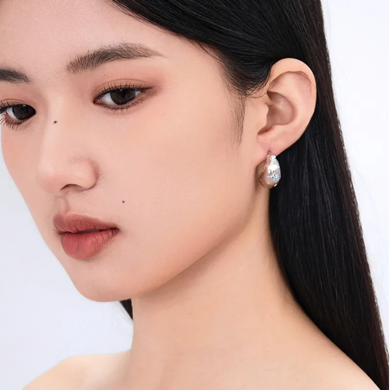 GITHA 925 Silver Needles Earrings Women's-4