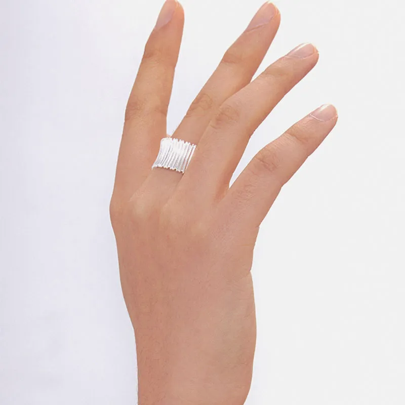 GITHA 925 Sterling Silver Rings Unisex-1