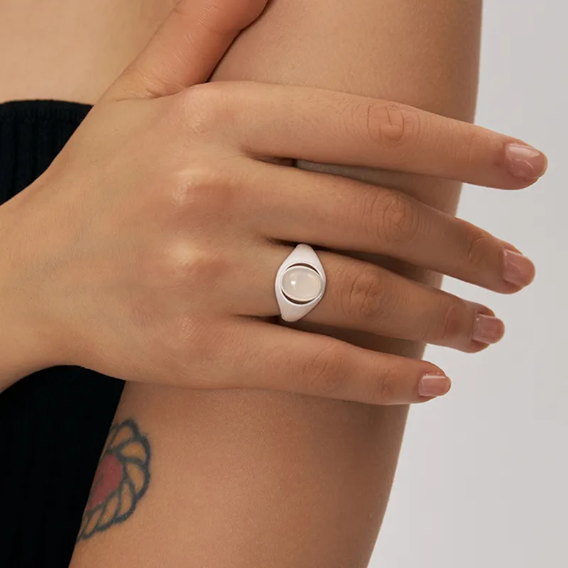 GITHA 925 Sterling Silver Rings Unisex-2