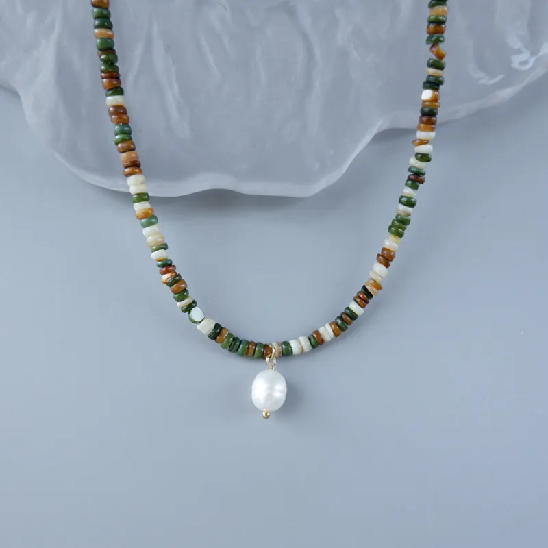 GITHA Mother Of Pearl Necklaces Women's-4