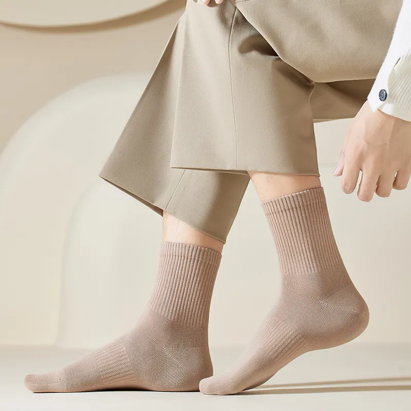 Master Mid Calf Socks Men's Shopping Bag Combo Set-7