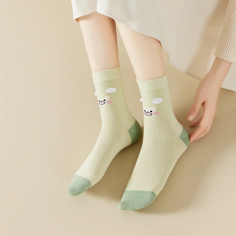 Master Mid Calf Socks Women's Combo Set-7