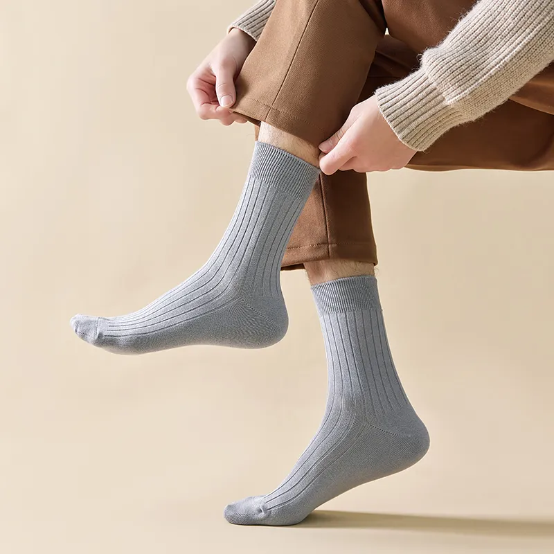Master Mid Calf Socks Men's Shopping Bag Combo Set-3