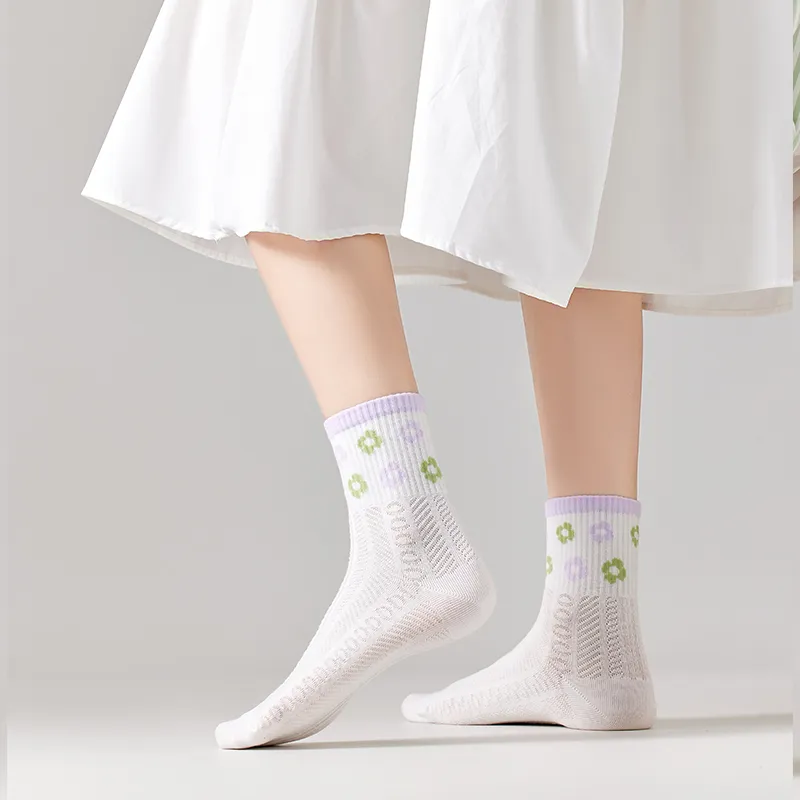 Master Mid Calf Socks Women's Shopping Bag 5 Pack-3