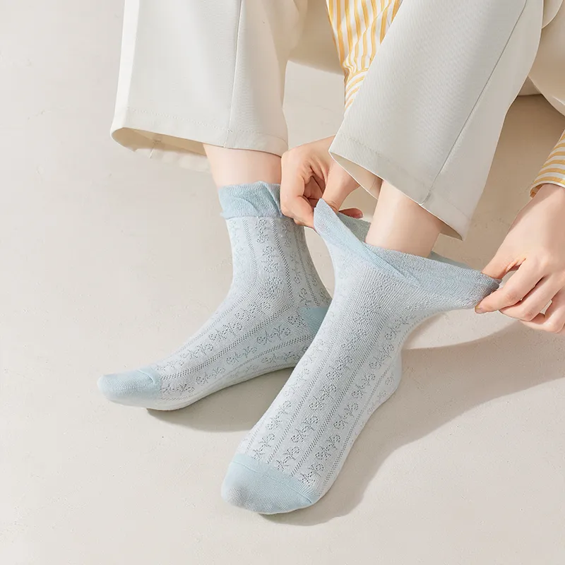 Master Mid Calf Socks Women's Shopping Bag Combo Set-4