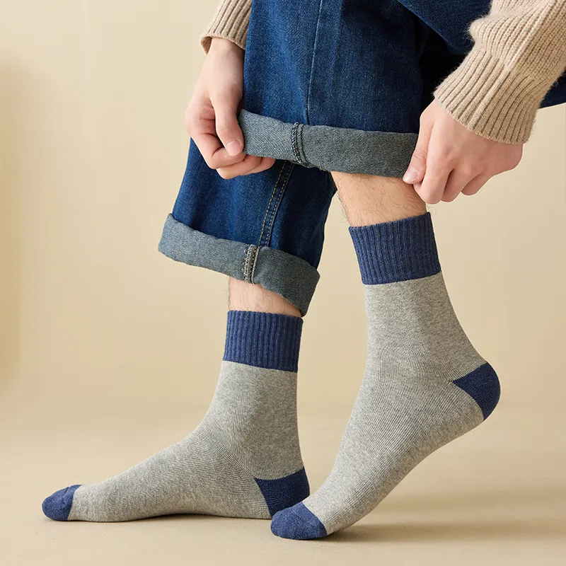 Master Mid Calf Socks Men's Shopping Bag Combo Set-5