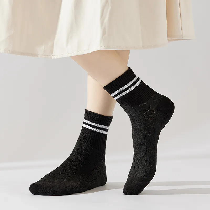 Master Mid Calf Socks Women's Shopping Bag Combo Set-5