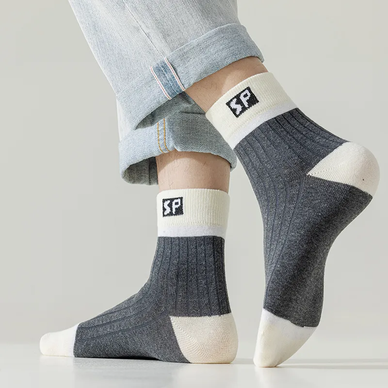 Master Mid-Calf Socks Men's Shopping Bag Combo Set-2