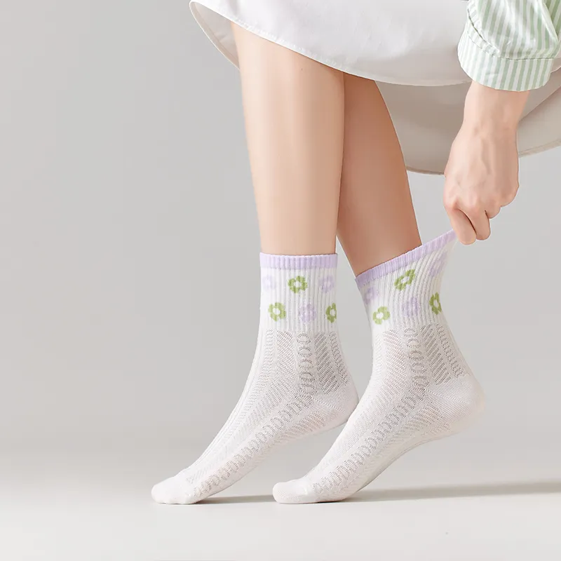 Master Mid Calf Socks Women's Shopping Bag 5 Pack-4