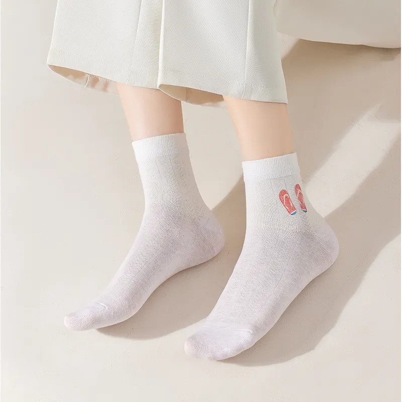 Master Mid Calf Socks Women's Shopping Bag 6 Pack-4