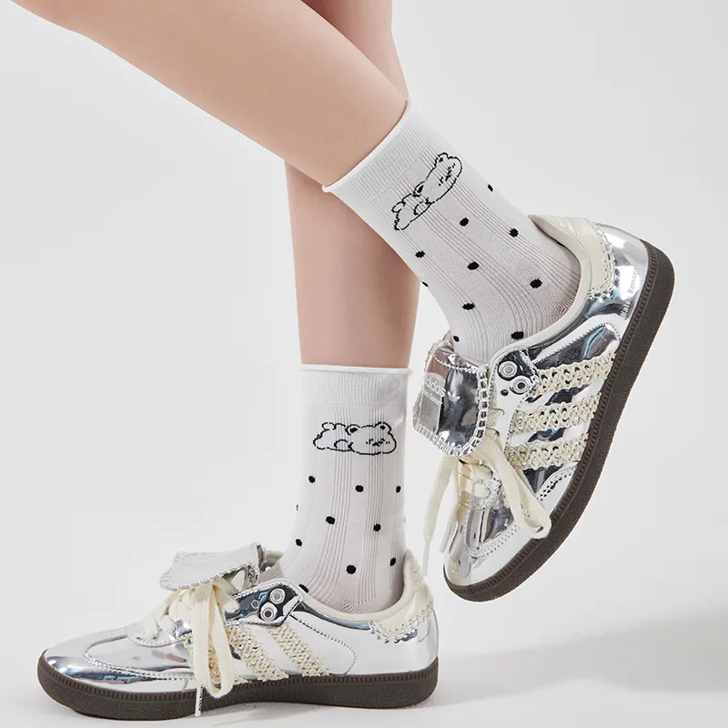 Master Mid Calf Socks Women's Shopping Bag 3 Pack-4