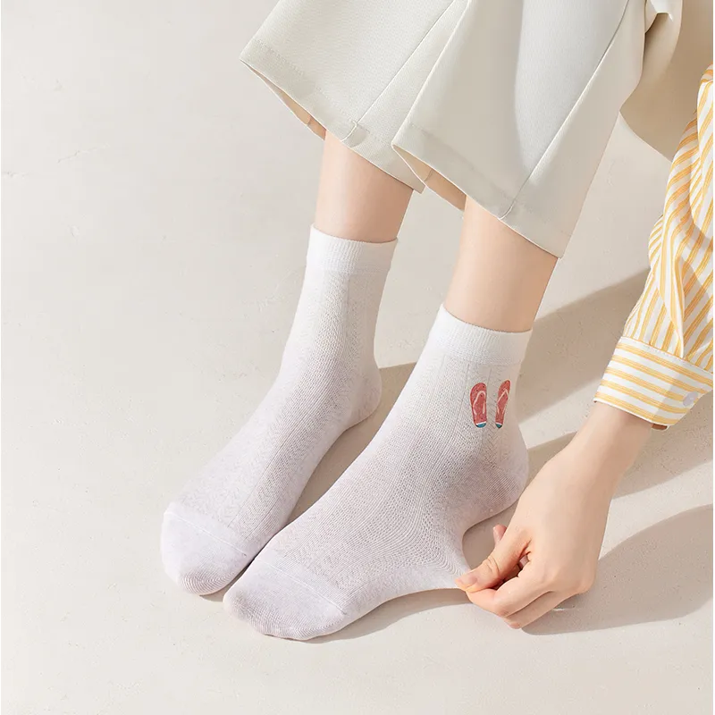 Master Mid Calf Socks Women's Shopping Bag 6 Pack-5