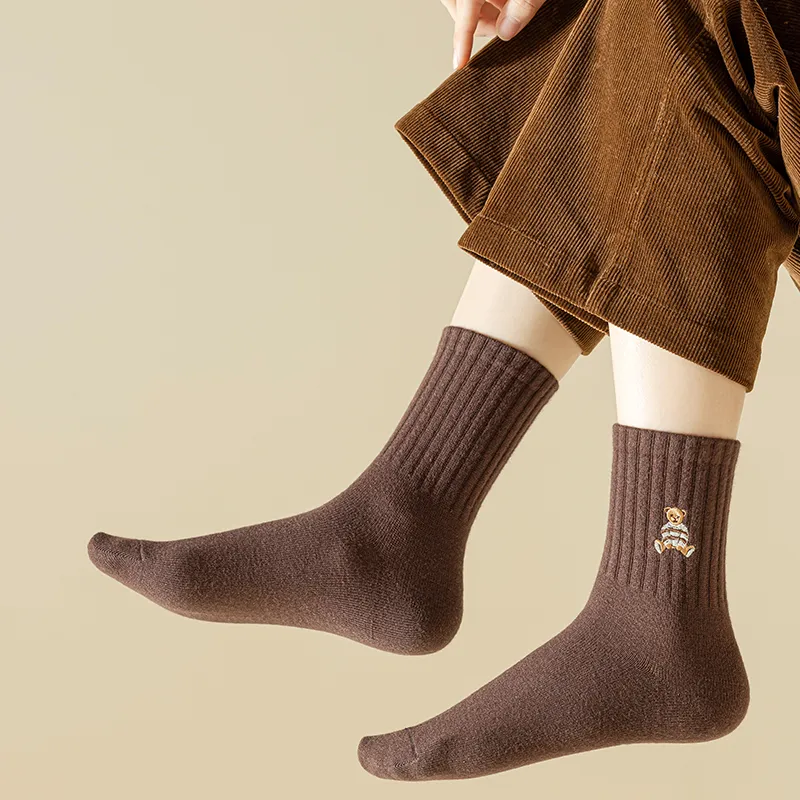 Master Mid Calf Socks Women's Shopping Bag 5 Pack-3