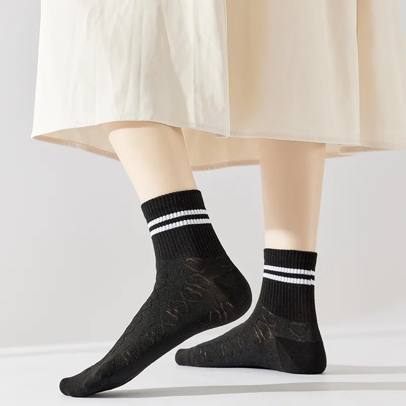 Master Mid Calf Socks Women's Shopping Bag Combo Set-6