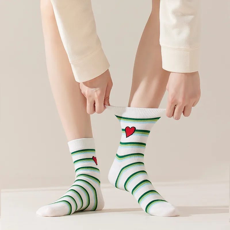 Master Mid Calf Socks Women's Shopping Bag Combo Set-3